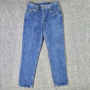 Lee Riders Jeans Women's Size 8 Medium Blue Denim Straight Leg Vintage